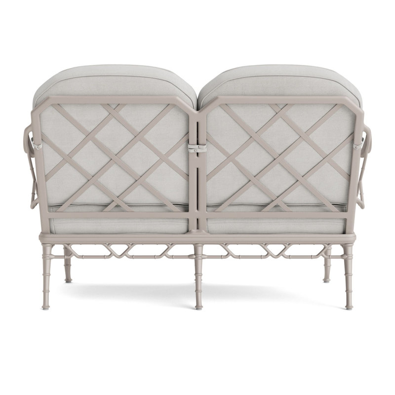 Calcutta Outdoor 2 - Seat Loveseat, Fusion Dove, Dove