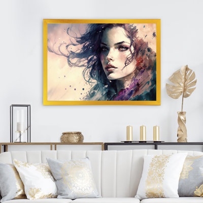 " Sensual Woman Impression Watercolor III "