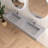 59" Wall-Mounted Solid Surface Bathroom Sink With Faucet Hole-125400544
