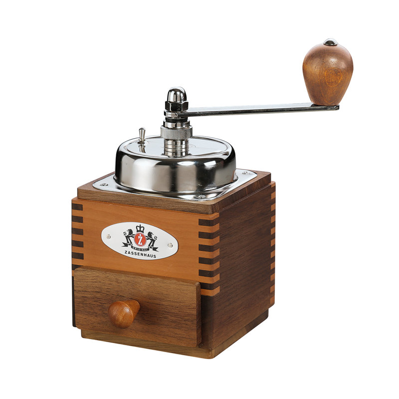 Zassenhaus Montevideo Wood Manual Burr Coffee Grinder