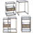 Berthild 15'' W Metal Nightstand