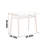 Solid wood narrow woven desk-545068515