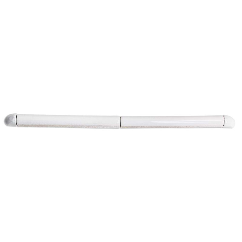 Nabi 1x6 Crackled Glossy Glass Pencil Liner, Glacier White