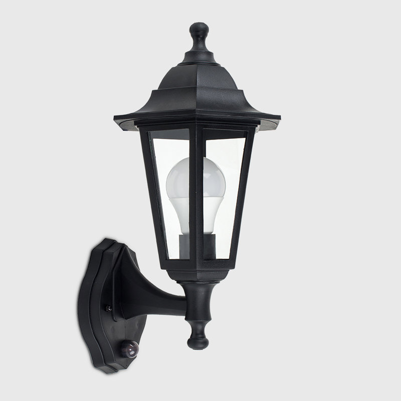 Mcmahan Matt Black 2 - Bulb Outdoor Wall Lantern, Yes