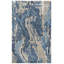 Tapis bleu touffeté à la main Stearns-599805737