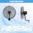  2 Pcs 20" Wall Mount Fan With 3-speed Options 85° Oscillation 30° Tilt 6 Ft Cord 