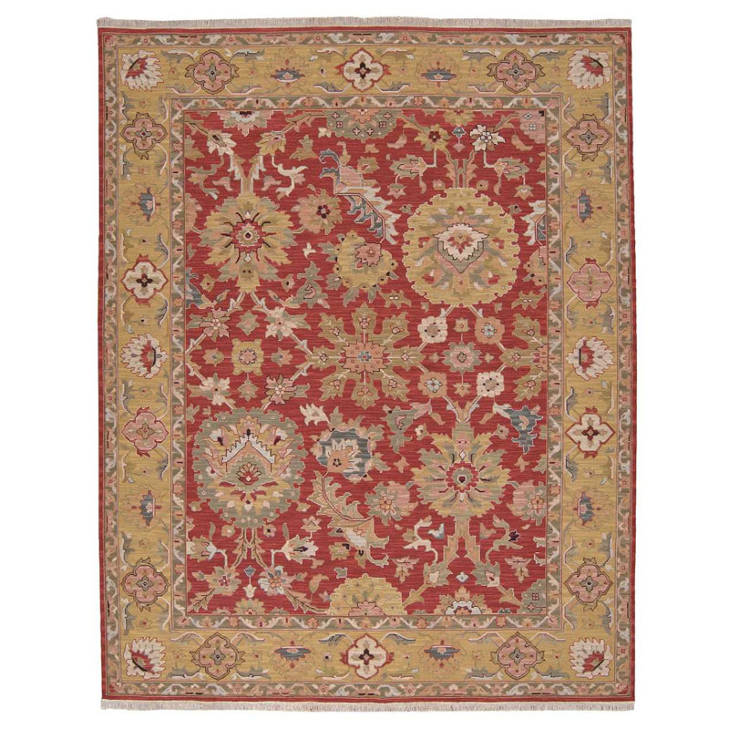 Baar Wool Floral Indoor Rug, Rectangle 5'10" x 8'10"