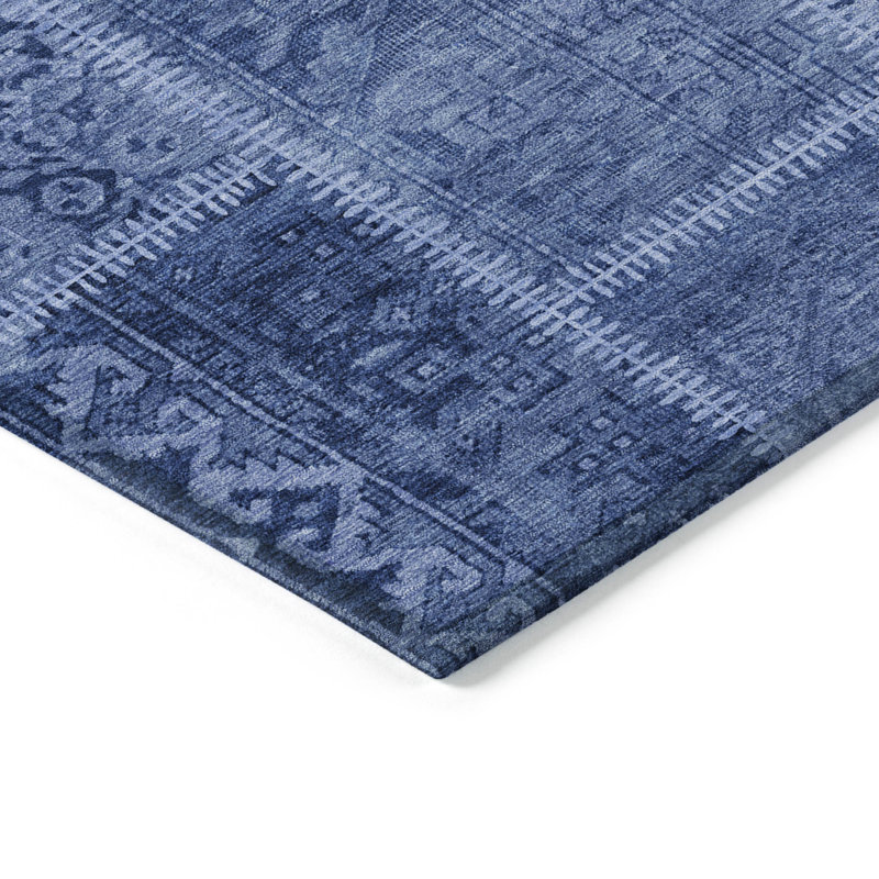 Patchwork Indoor / Outdoor Rug, Rectangle 1'8" x 2'6"