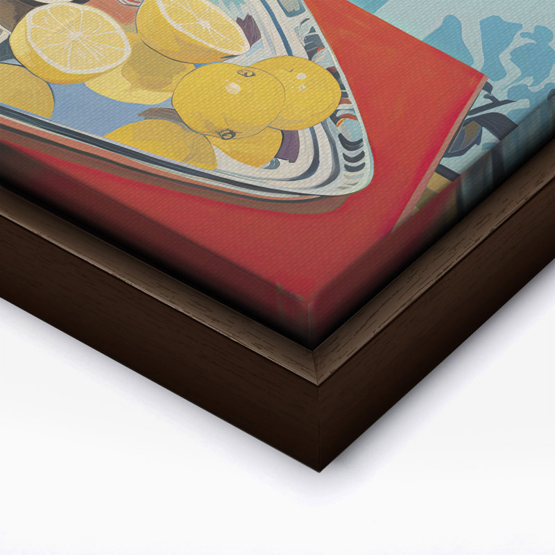 Citrons et oranges No1, Unframed, Canvas, 11"H x 14"W