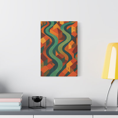Apel Single Picture Frame Print on Canvas
