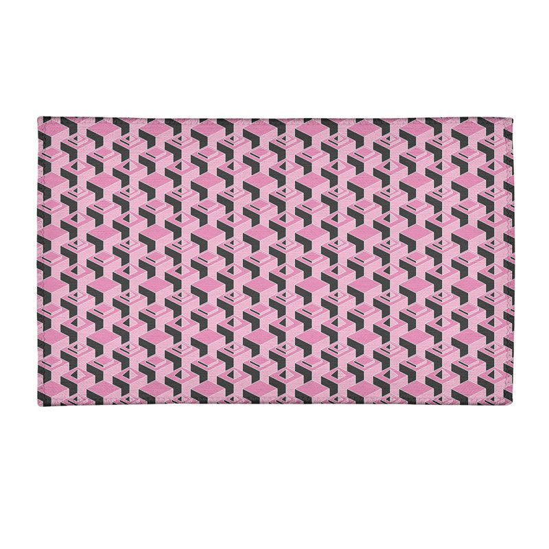 Chenille Geometric Indoor Rug, Rectangle 3' x 5'