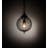 Bola 1 - Light Black Single Pendant