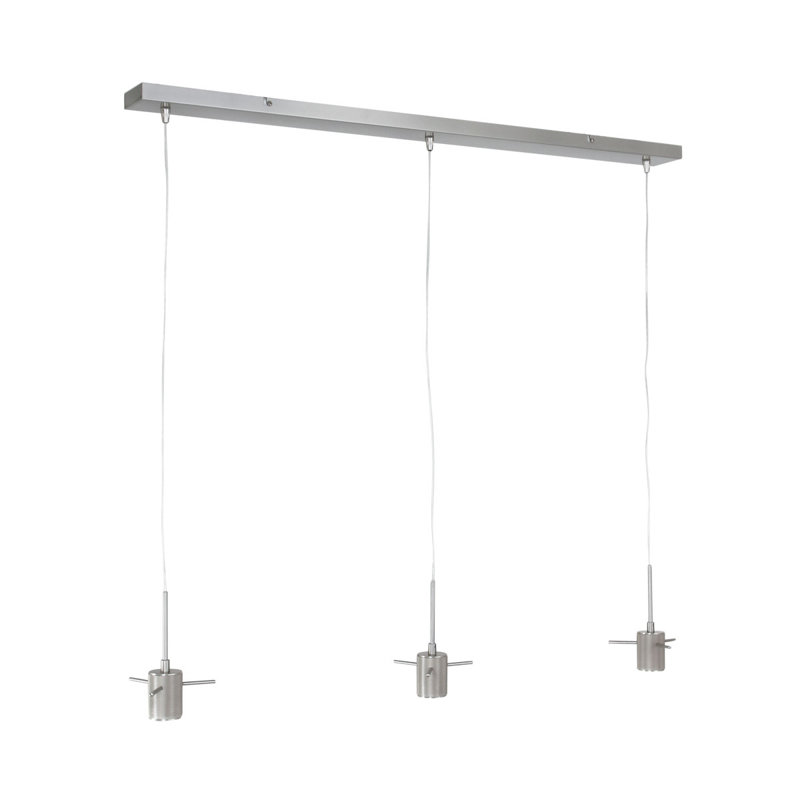 Hafsa 3 - Light Steel Kitchen Island Pendant