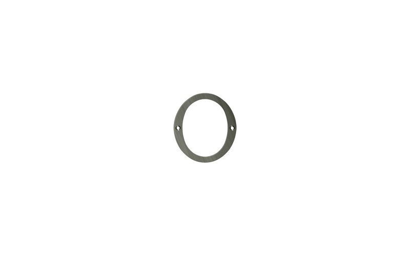 Deltana RN4-0U15A 4" Numbers; Solid Brass; Antique Nickel Finish