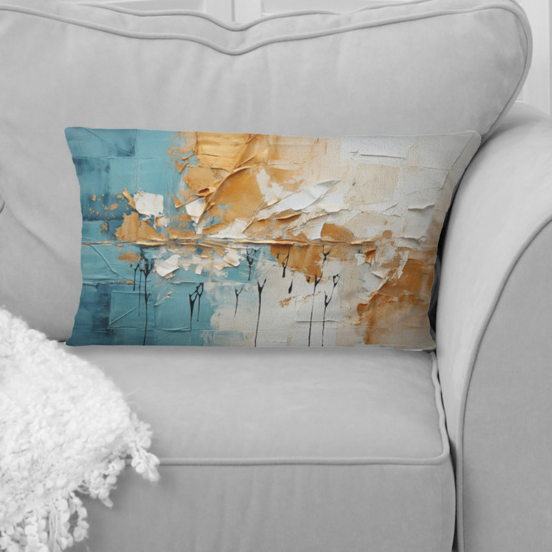 Coussin Transcendent Textures I - Abstract Collages
