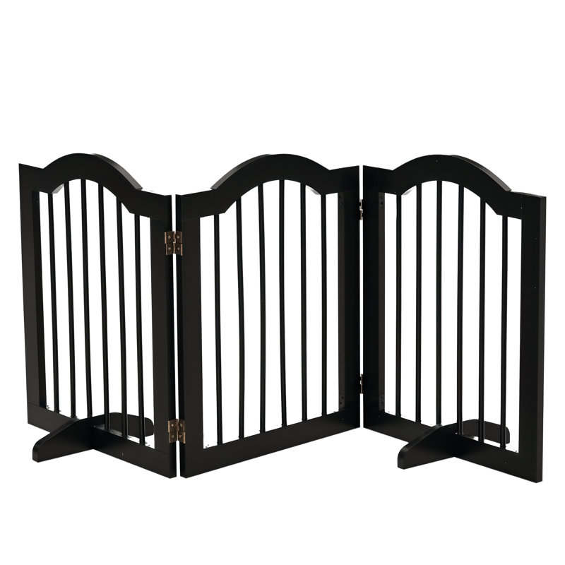 Free Standing Pet Gate, Black
