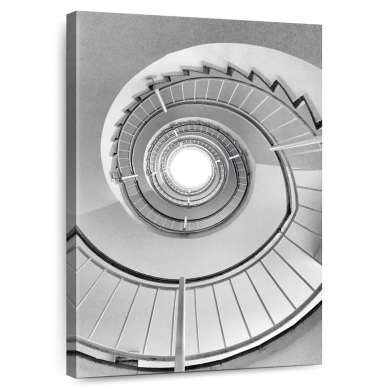 Escalier en colimaçon Lilie, H 48 po x l 32 po