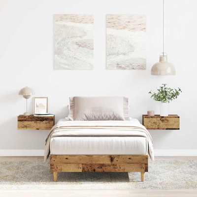 Bed Frame No Mattress Engineered Wood