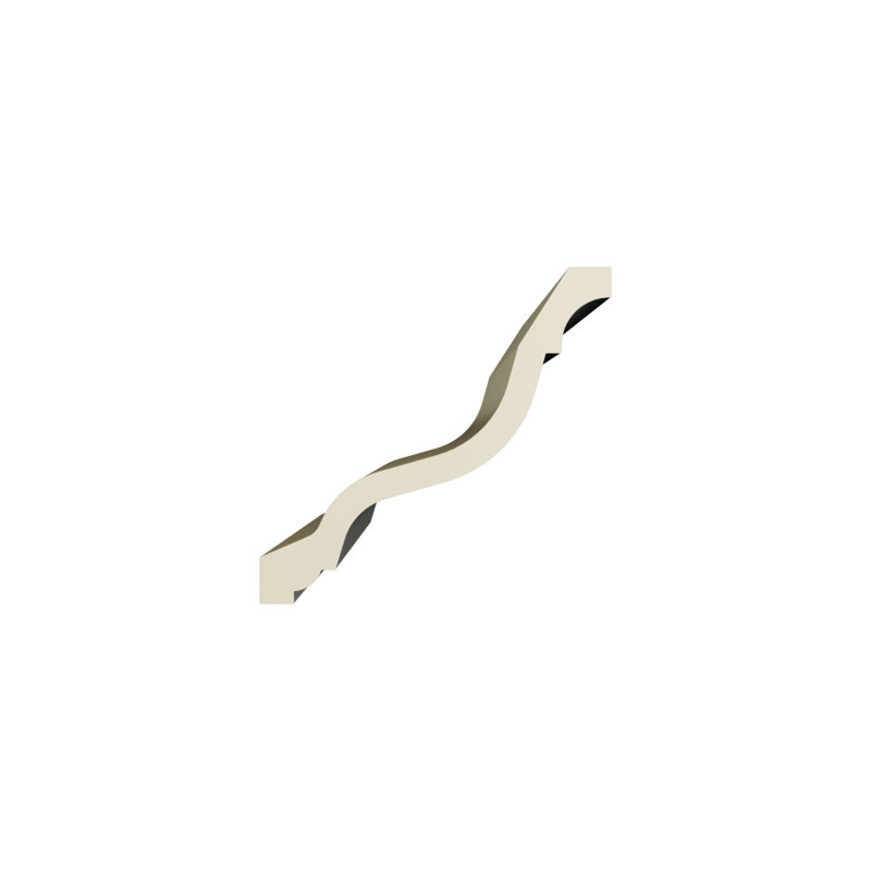 Nancy Gray Polyurethane Crown Moulding 96-inch