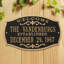 Brookfield 4-Line Wall Address Plaque-1950503591