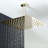 Liverpool Ceiling Mount Thermostatic Rainfall Shower Set