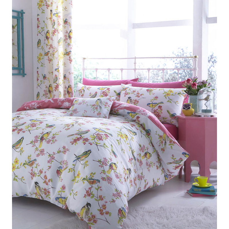 Birds Boutique Pencil Pleat Curtains
