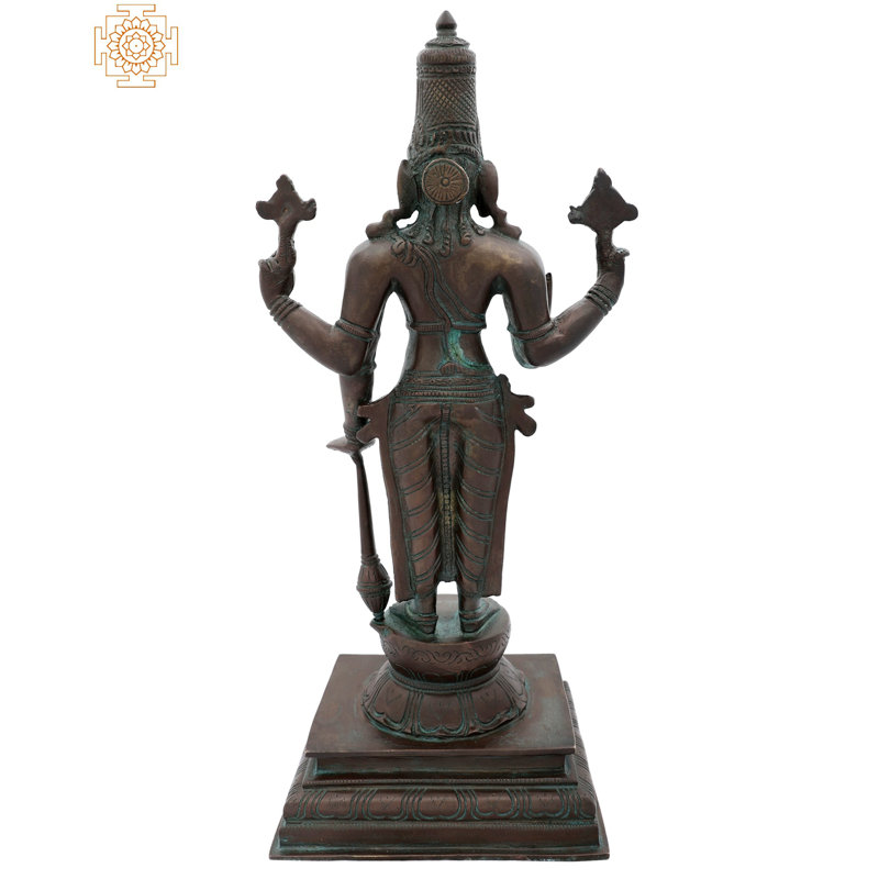 L'éclat du chathajadhahar debout Vishnu