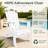 Dareona Pakkdiarie Folding Adirondack Chair with Cup Holder,HDPE Outdoor Chair with Comfort Ergonomic Seat for Patios,Lawn,Garden, Backyard Use-476871628-484979593