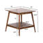 Table de bout Offerman en acacia massif-580886645