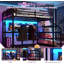 Lit mezzanine double avec bureau et escalier de rangement, lits mezzanine en métal avec lumières à DEL, ports USB, filets en fer multifonctionnels, base de lit pleine grandeur peu encombrante, noir