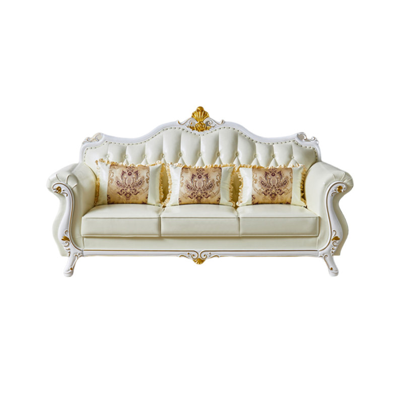 Andreau 86.6'' Leather Sofa