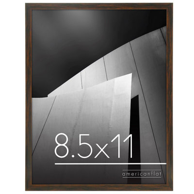 Picture Frame With Thin Border - Shatter-Resistant Glass For Hanging and Tabletop