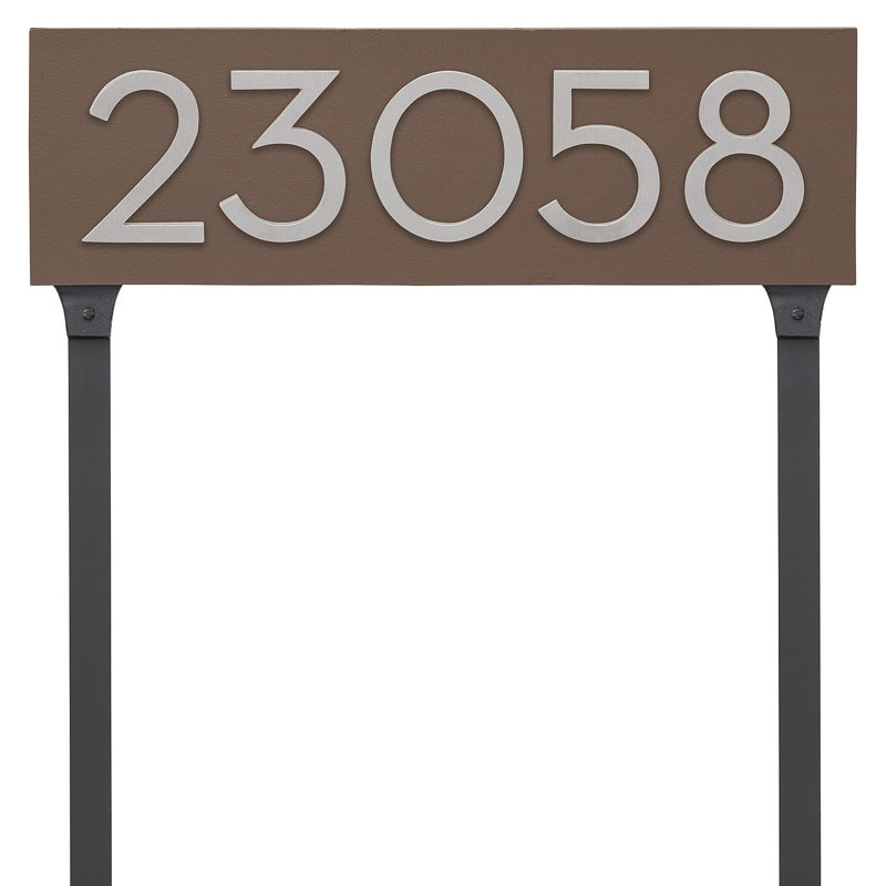Rectangle pour pelouse, Sable / aluminium brossé, Oui