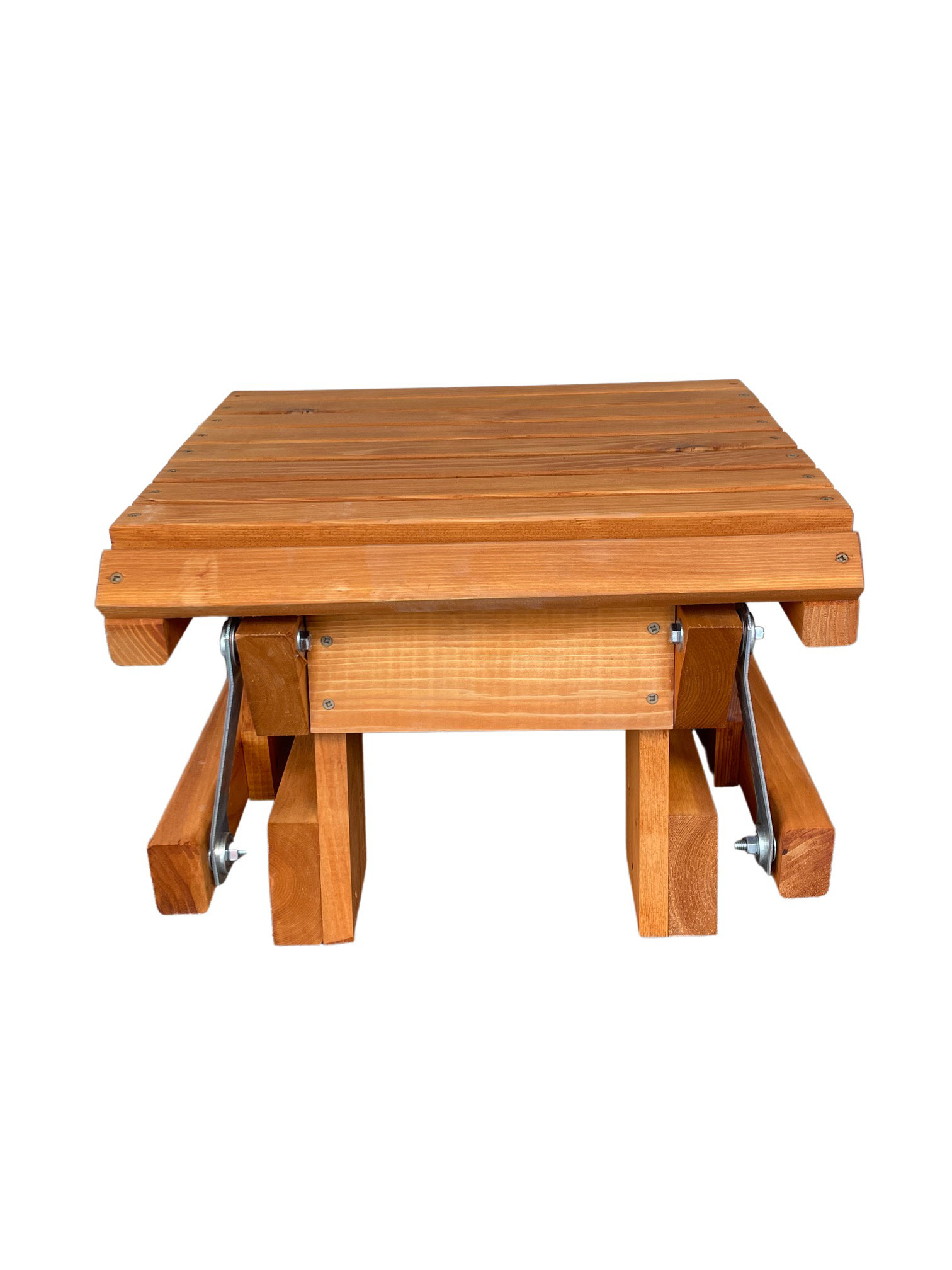 Union Rustic Apergis Outdoor Cedar Gliding Ottoman, Amishmade Wayfair