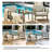 Junco Teak Outdoor Two-Person Patio Set With Cushions And Side Table-124178250-124178244