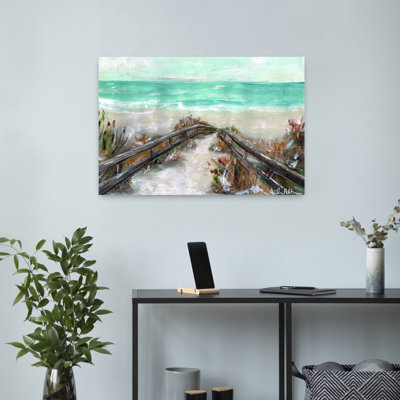 Sandy Shores, art côtier abstrait