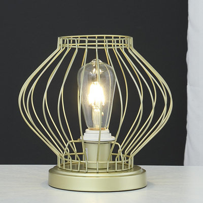 Lampe de table en métal 9,5 pouces