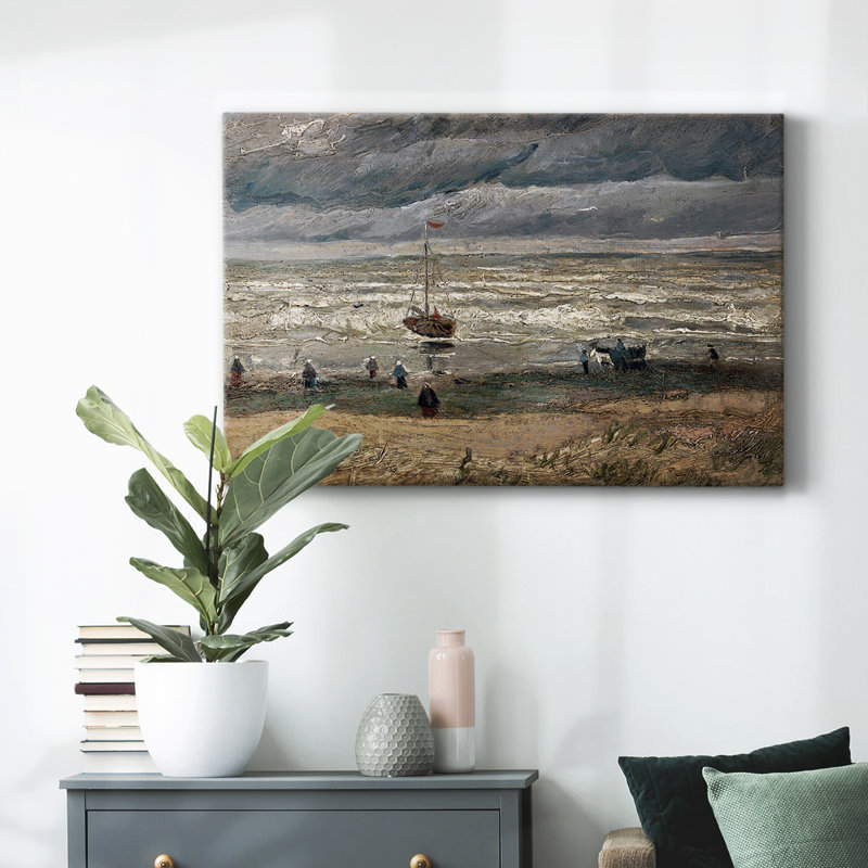 Paysage rétro - Cxxvii, H 33 po x l 49 po, Toile tendue