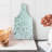 Ambesonne Digital Tempered Glass Cutting Board Radiant Rectangle Parallel Ash White