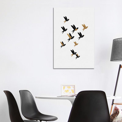 Origami Birds Collage III by Orara Studio - Wrapped Canvas Gallery-Wrapped Canvas Giclée