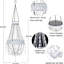 Lustre suspendu en cristal 32 po-123506405