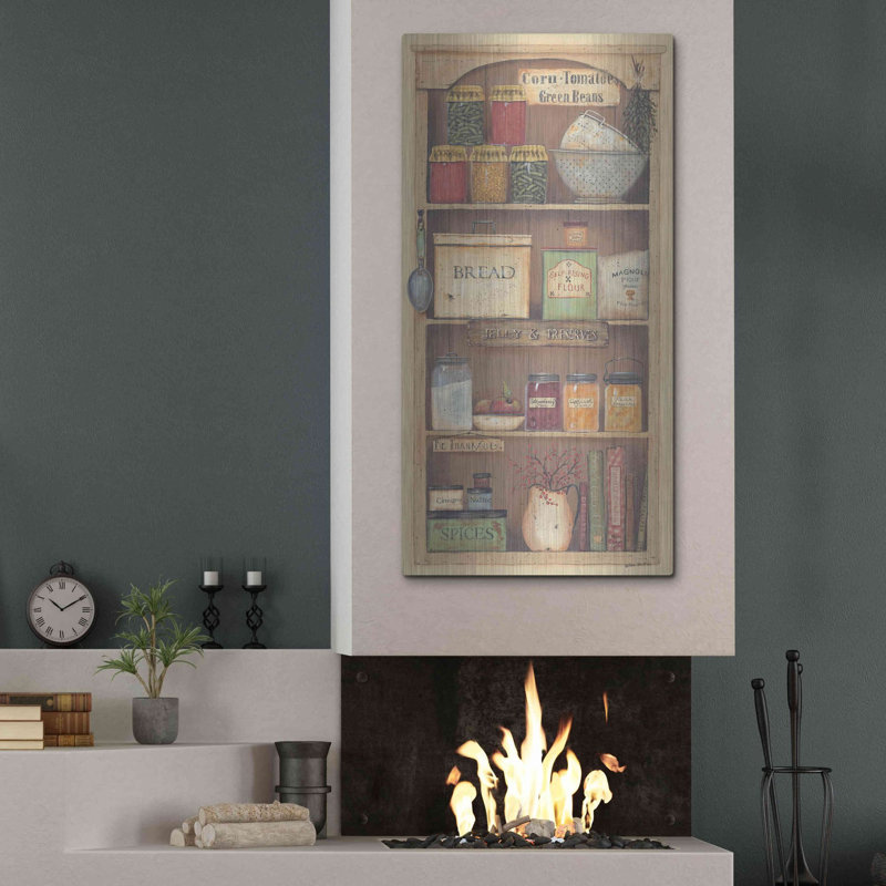 «Farmhouse Pantry II» par Pam Britton, August Grove®, art mural en métal, H 48 po x l 24 po