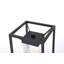 Lampadaire d'extérieur noir Moneta 7 pouces