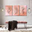 Fleurs minimalistes, reproduction sur toile-93024523