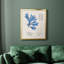 «Blue Marine Algae», toile encadrée de qualité supérieure - prête à être accrochée-713695104-713695105
