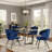 Lunado Glass Top Metal Base Dining Table-70252380