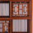 Chinese style hollow out stable bookcase