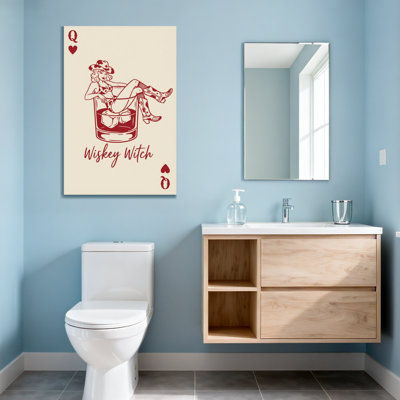 Fashion Queen Of Hearts Wiskey Witch Design