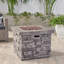 30" Outdoor Square Mgo Propane Fire Pit - 40,000 BTU