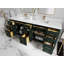 Ensemble de meuble-lavabo double 84 po Huntwood-867182806